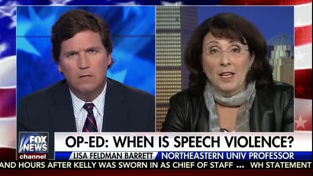 Tucker Grills Prof. Who Says Hate Speech Is Harmful: ‘Obviously this Is ...