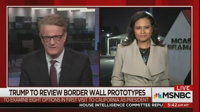 MSNBC: Trump Visits California Today to Inspect Border Wall Prototypes ...