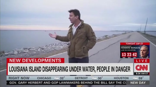 CNN’s Weir Blames Global Warming for Rising Sea Levels Happening for ...