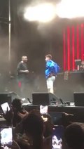 YG Brings Fan Onstage, Kicks Him Off When He Won’t Yell ‘F**k Donald Trump’