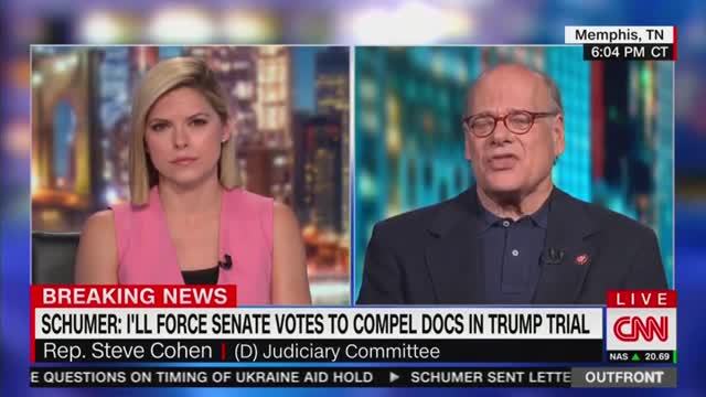 Dem Rep. Cohen: Pelosi Will Eventually Have to Send the Impeachment Articles to the Senate
