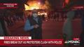 Ali Velshi Reporting in Front of Burning Building: ‘This Is Mostly a Protest’ and Generally Speaking ‘Not Unruly’