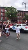 NYPD Cars Drive Straight Into Protesters