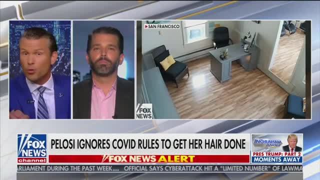 Hegseth on Pelosi Getting Her Hair Done While Salons in Lockdown