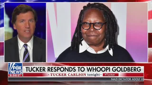 Tucker Repeatedly Mocks Whoopi Goldberg as He Responds to Call for Apology