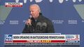 Joe Biden Shows Off His Delaware Blue Hens Jacket Thinking It’s an Eagles Logo While Campaigning in Philadelphia