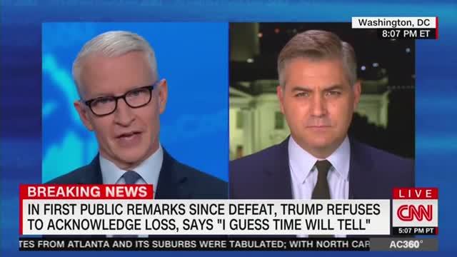 CNN’s Jim Acosta: After January 20th, Trump ‘Just Goes Back to Being Another Crackpot on the Internet’