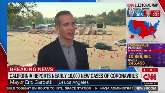 Eric Garcetti on COVID Spike: ‘Cancel Those Vacation Plans’ and ‘Get a Chicken Instead of a Turkey’