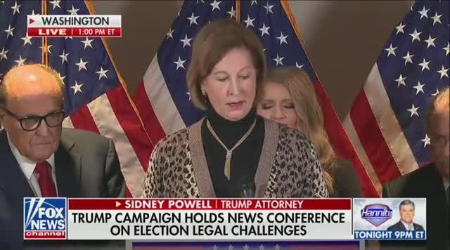 Sidney Powell Says ‘President Trump Won by a Landslide, We Are Going to Prove It’