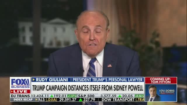 Giuliani Addresses Trump Team Split with Sidney Powell: ‘We’re Pursuing Two Different Theories’