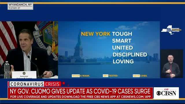 Gov. Cuomo Dons a Mask at Press Conference: ‘How Beautiful Is That? Tell the Truth!’