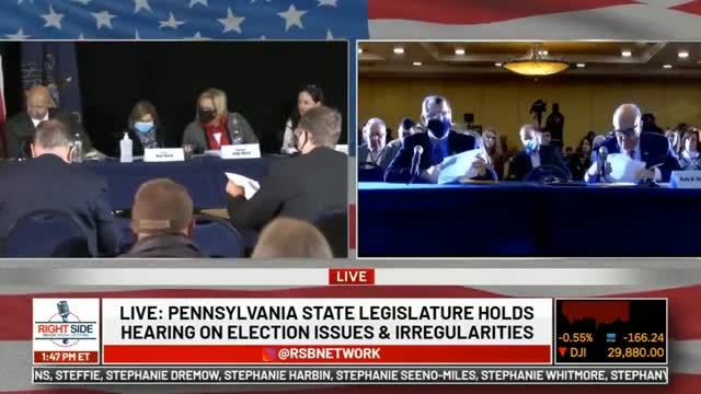 Crowd Gasps After Finding out that a Spike of Votes in Pa. Had 600,000 Votes for Biden and Only 3,200 for Trump
