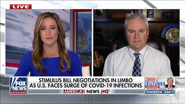 Fox News: Stimulus Bill Negotiations in Limbo as U.S. Faces Surge of Covid-19 Infections