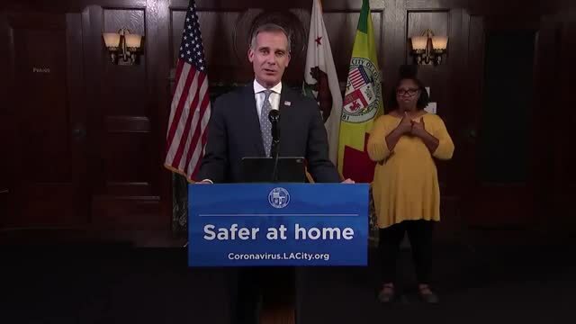 Los Angeles Mayor Eric Garcetti: ‘It’s Time To Cancel Everything’