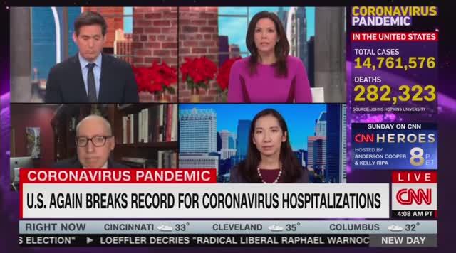 Dr. Wen: ‘Anyone Who Hasn’t Already Canceled Their Christmas and NYE Plans Should Cancel Them’