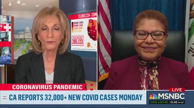 Karen Bass: Lockdowns and Curfews Are ‘Scientific Guidance’