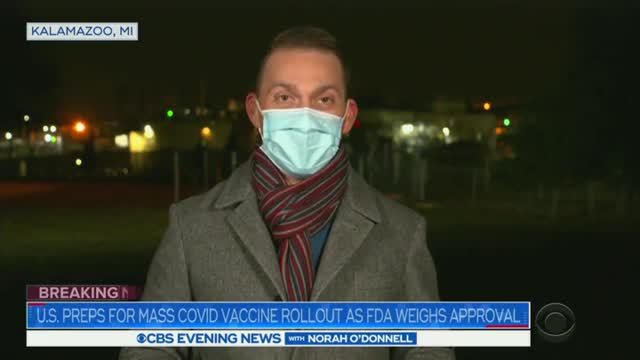 CBS News: Frontline Medical Workers at Front of the Line To Receive Pfizer Vaccine