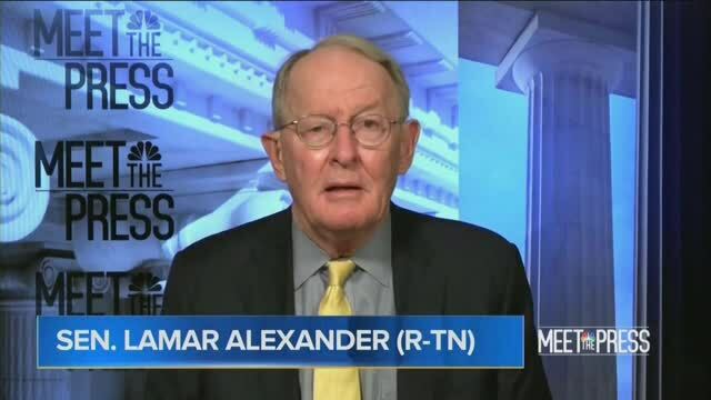 Lamar Alexander Spars with Chuck Todd on Trump Concession: ‘What About Stacey Abrams’ Concession Speech?’