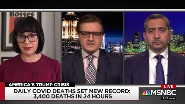 Mehdi Hasan: ‘Sociopathic’ Trump ‘Should Be Prosecuted’ for American Coronavirus Deaths