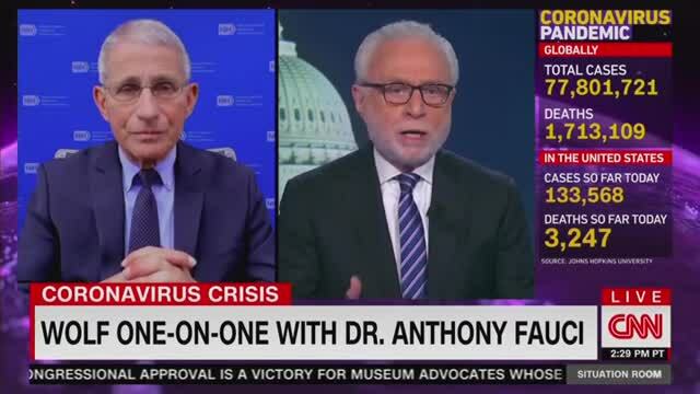 Fauci: I’m Not Trying To ‘Cancel Christmas,’ I Just Want People To ‘Be More Careful’ Around the Holidays