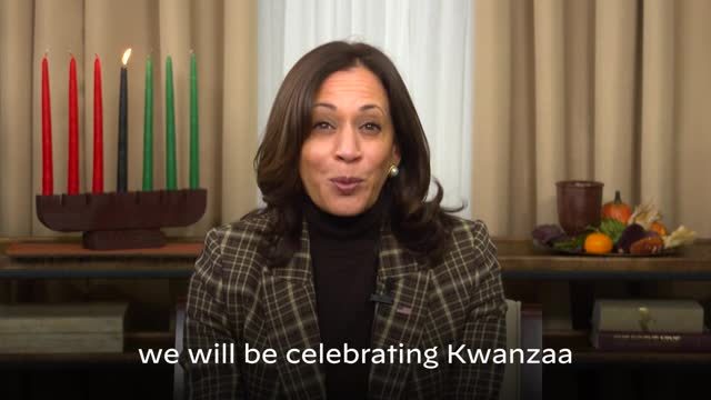 Kamala Harris Shares Kwanzaa Message