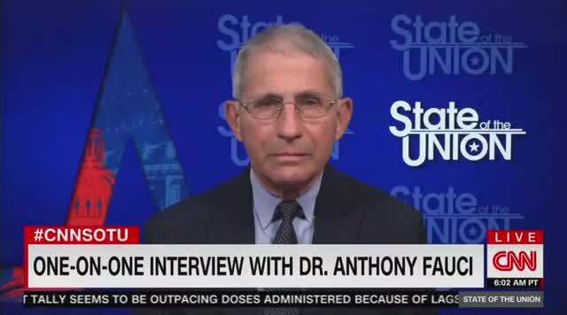 Dr. Fauci: I Feel No Side Effects After Taking the COVID Vaccine