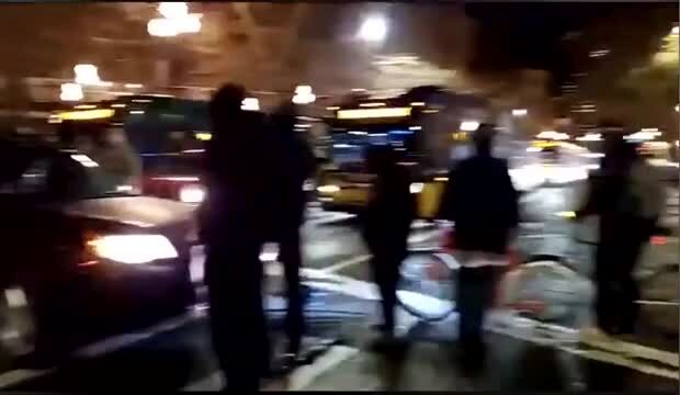 Driver Confronts Seattle Antifa Blocking Traffic