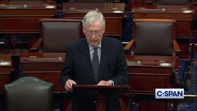 Mitch McConnell Says the Senate Will Vote to Override Trump’s NDAA Veto on Wednesday