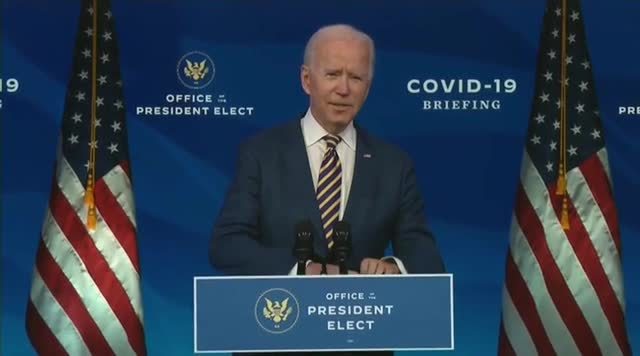 Biden: As Roosevelt Said, ‘the American People Can Take Whatever We Tell Them if We Tell Them Straight from the Shoulder’