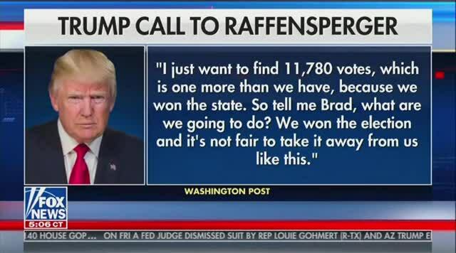 Audio of Trump’s Call to Georgia Sec. Of State Brad Raffensperger
