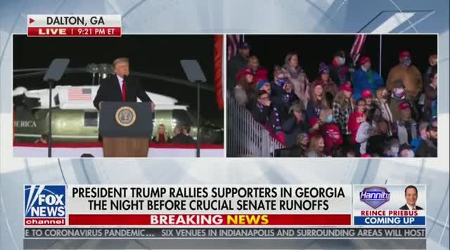 Trump to Georgians: I’ll Be Here in a Year and a Half Campaigning Against Your Governor