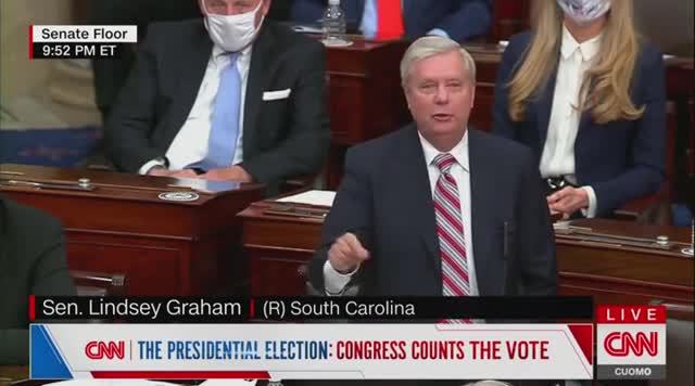 Lindsey Graham: Count Me Out, Biden Is the Legitimate President