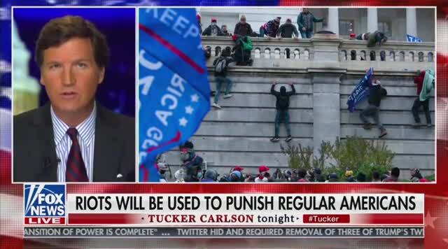 Tucker: Trump Capitol Protest Is Already Being Used as Pretext For Crackdown of Civil Liberties
