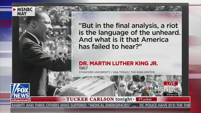 Tucker: MSM Have Been Romanticizing Riots Until Yesterday