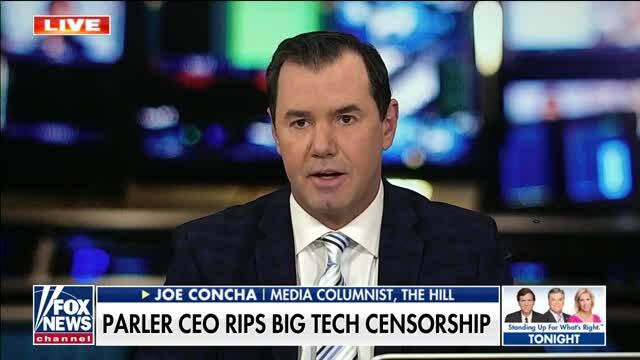 Joe Concha: Big Tech’s Parler Ban Is ‘a Slippery Slope’