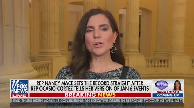 Rep. Mace: AOC’s Story Is Not True; It Was Traumatic But We Have To Separate Fact from Fiction