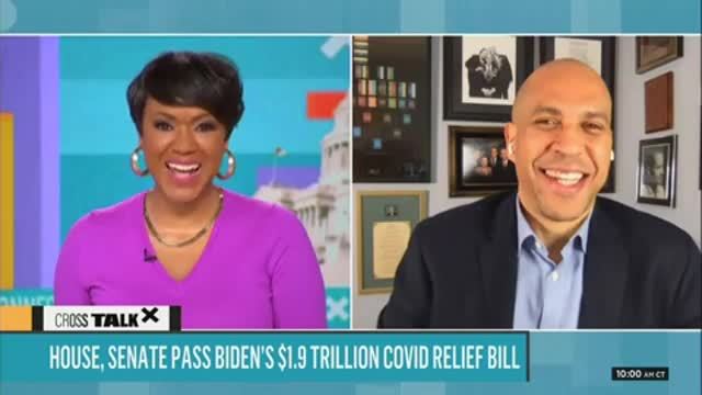 Senator Cory Booker Sings ‘Happy Birthday’ to MSNBC’s Tiffany Cross Live on the Air