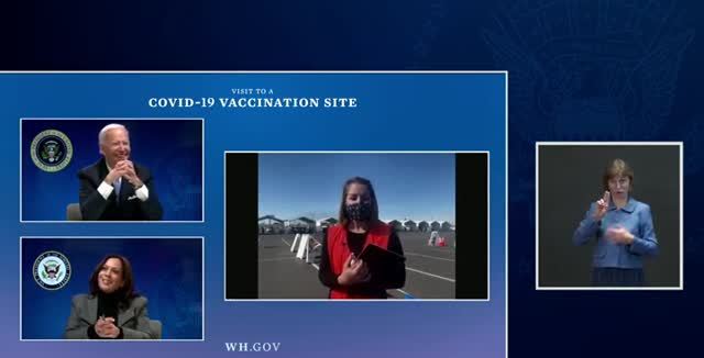 Biden Asks a Nurse Giving Him a Tour of a Vaccination Site in Az.: ‘Are You a Freshman?’
