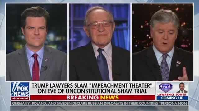 Alan Dershowitz: Trump ‘Invited’ People To Come to the Capitol