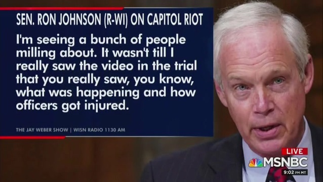 Brian Williams: Ron Johnson’s Comments on Riot Was Translated from Russian; McConnell’s WSJ Op-Ed Was Written By Gaslight