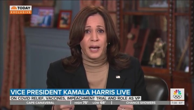 Harris Starts Stammering When Asked About Biden’s Shifting Standards on School Openings