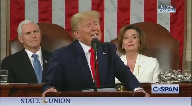 Trump Awards Rush Limbaugh Medal Of Freedom During SOTU Address Clip   1172953 