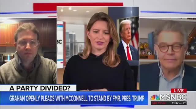 Al Franken: Rush Limbaugh ‘Spewed Lies,’ He Got the Presidential Medal of Freedom Because ‘Without Rush There Is No Trump’