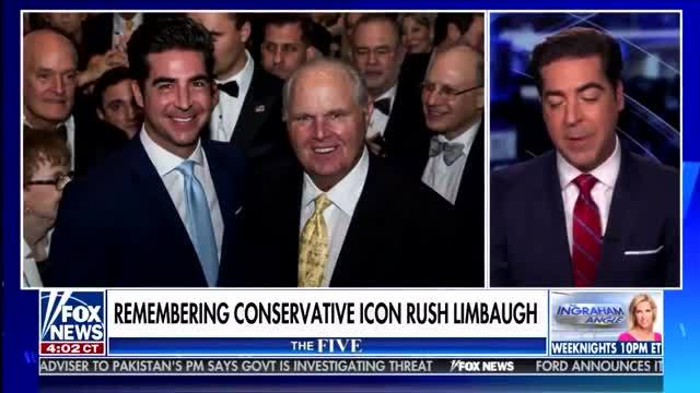 Jesse Watters on Rush Limbaugh: ‘He Really Got Inside the Psyche of Liberals’