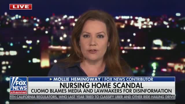 Mollie Hemingway: Gov. Cuomo Was Praised By Liberal Media ‘Because He Was Going To Bat Against ... Donald Trump’