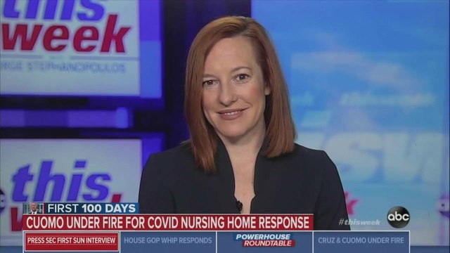 Jen Psaki Dodges Question from ABC’s Jon Karl About Whether Cuomo Represents ‘Gold Standard for Leadership’