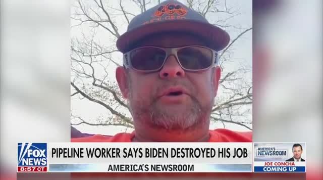 Pipeline Worker Says Biden Destroyed His Job: ‘This Is All I Know How to Do’