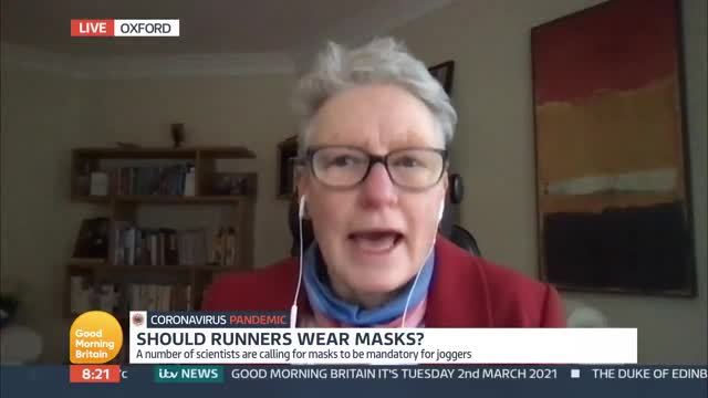 Trish Greenhalgh on Runners Wearing Masks: It Is ‘Important To Be Socially Responsible’ Due To the Way Covid Transmits