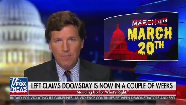 Tucker Carlson Mocks Coverage of ‘Radical QAnon People’: They Seem Confused But ‘Gentle’ — ‘They’re Not Torching Wendy’s’