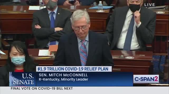 Sen. McConnell: ‘Senate Has Never Spent $2 Trillion in a More Haphazard Way’